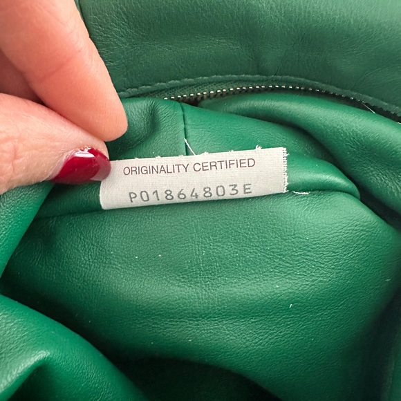 Bottega Veneta Mini Green Leather Hobo Bag - Picture 7 of 7